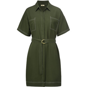 Moke: Cora Shirt Dress - Bonsai