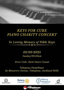 Products: KEYS FOR CURE CHARITY CONCERT (Ticket) – Collinson Crowdfunding