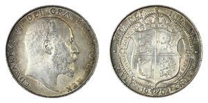 Products: Edward VII, 1902 Halfcrown. - colonialcollectables buying and selling coins medals banknotes Colonial Collectables.com