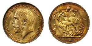 Products: Australia, 1925M Sovereign, Melbourne mint. Sold. - colonialcollectables buying and selling coins medals banknotes Colonial Collectables.com