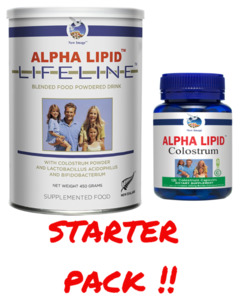 Alpha Lipid Lifeline Colostrum Starter Pack - Colostrum New Zealand