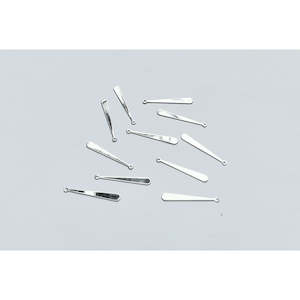 Charms & Pendants: Long Bar Charm - Gold & Silver - 10pcs