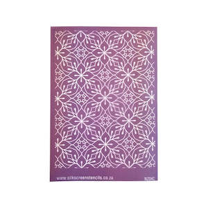 Silk Screen Stencils - Floral Tiles