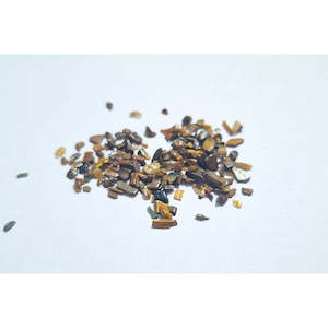 Crushed Glass: Tiger Eye Stone Chips 3-5mm