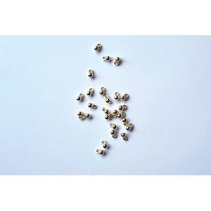 Discontinued: Z10. Gold Mini Ball Dangle Charm - 20pc