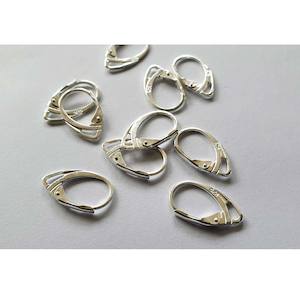 Discontinued: Lever Back Earrings .925 Sterling Silver- 10pc
