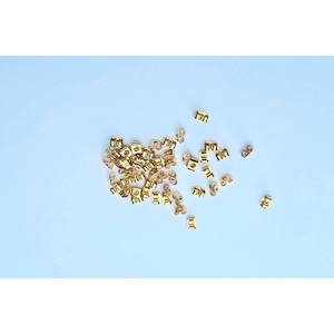 Stainless Steel Large Butterfly Earring Backing - 50pcs - 5 colours