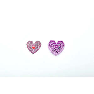 Halloween: Halloween Heart Web- 2 sizes