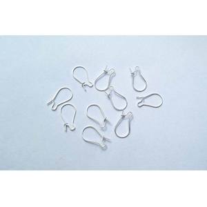 Stainless Steel French Hoop 18mm - 20pcs - 3 colours