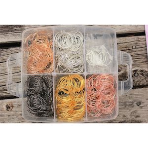 Earring Basics: Stainless Steel 25mm Hoops - 10pc & 20 pc