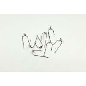 Earring Novelty: Abstract Arch Stainless Steel earring - 10pc