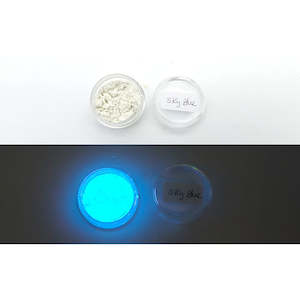 Mica Glow In The Dark: GLOW IN THE DARK Mica Powder - Sky Blue