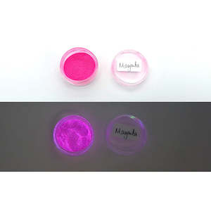 Mica Glow In The Dark: GLOW IN THE DARK Mica Powder - Magenta