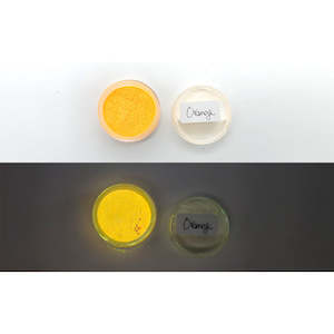 Mica Glow In The Dark: GLOW IN THE DARK Mica Powder - Orange