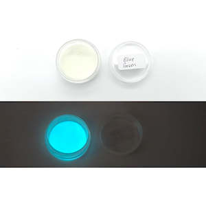 Mica Glow In The Dark: GLOW IN THE DARK Mica Powder - Blue Green