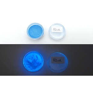 Mica Glow In The Dark: GLOW IN THE DARK Mica Powder - Blue