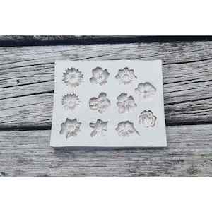 Mixed Floral Large Silicone Mould
