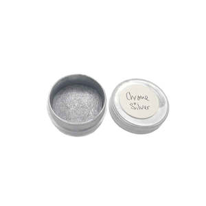 Mica Metallic: Metallic Chrome Mica Powder - Silver
