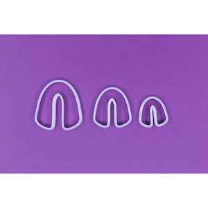 Decorative Detailed: 26. Organic Rainbow Cutter- 3pc set