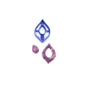 Donut: 95. Moroccan Teardrop Donut Cutter - 2 sizes