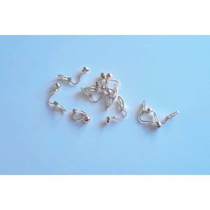 Earring Basics: Clip on Ball Stud- 10pc KC Gold & Silver