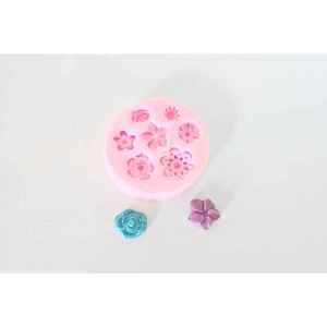 7 pc Floral Silicone Mould