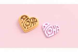 Shape Cutters: VDAY'26 - 19. Island Heart Detail Cutter