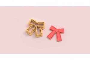 Shape Cutters: VDAY'26 - 12. Ribbon Heart Detail Cutter