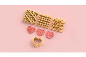 VDAY'26 - 3. Heart Stamp Detail Cutter 4 pc set