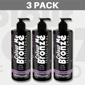 Products: TANtoner® TAN EXTENDER - 3 PACK - Colour Me Bronze New Zealand