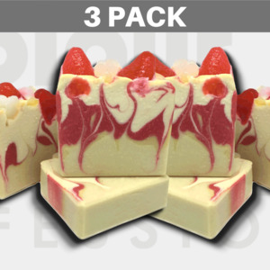 Products: TANsafe SOAP (CHAMPAGNE & STRAWBERRIES) – 3 PACK - Colour Me Bronze New Zealand