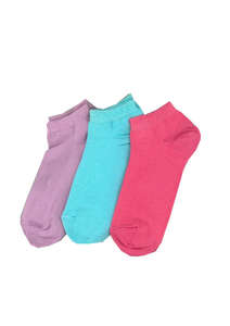 Products: Kid's Cotton Liners 3 Pair Pack Columbine