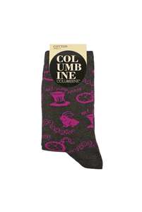 Products: Women's Mad Hatter Cotton Crew Columbine