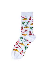 Products: Women's Taco Night Cotton Crew Columbine