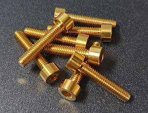 Screws: Gr5 Titanium M4 Socket Cap Head Machine Screws