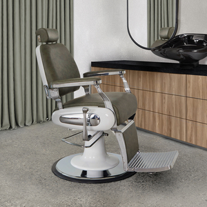Forest Sage Green Barbers Chair