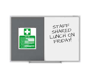 Whiteboards: Noticeboard / Whiteboard