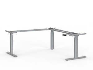 Desk And Table Bases: Agile Electric Corner Workstation (3 Column)  - Frame Only