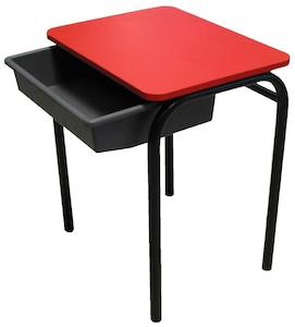 School Desk: Fixed Top Student Desk - Tote Available