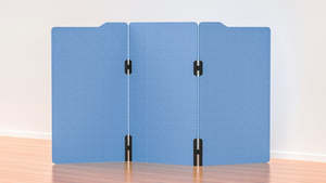 Acoustic Panels: Milford Acoustic Freestanding 3 Partition - 1800h x 1000w -24mm thick