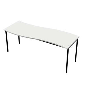 School Desk: Table School Whiteboard Top Wave 1800mm
