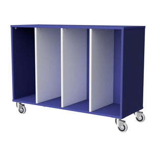School Storage: Tote Tray Storage Unit 4 Mobile
