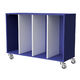 Tote Tray Storage Unit 4 Mobile