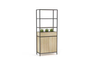 Kubix Modular 1-Unit Cupboard with Planters