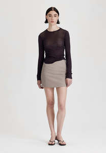 ULTRAFINE LS LAYER TEE, BLACK