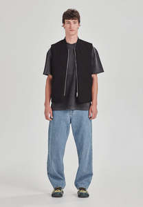 PADDED VEST, BLACK