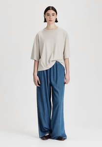 PULL ON PANT, CHAMBRAY