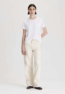 WOMENS CARPENTER PANT, ECRU