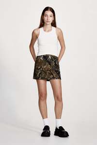 New Arrivals Women: UTILITY SKIRT, CAMO