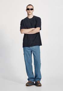 New Arrivals Men: HEMP JERSEY STUDIO TEE, VINTAGE MIDNIGHT